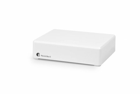 Pro-Ject Record Box E RIAA-steg med USB-utgång, vit i gruppen Hjemmestereo / Tilbehør / Tilbehør til pladespiller hos BRL Electronics (10203010013W)