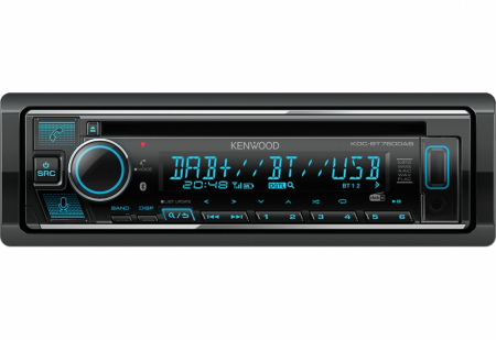 Kenwood KDC-BT760DAB, bilstereo med Bluetooth och DAB+ i gruppen Bilstereo / Autoradio / 1DIN hos BRL Electronics (121KDCBT760DAB)