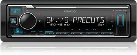 Kenwood KMM-BT358, bilstereo med Bluetooth och 3 par lågnivåutgångar i gruppen Bilstereo / Autoradio / 1DIN hos BRL Electronics (121KMMBT358)