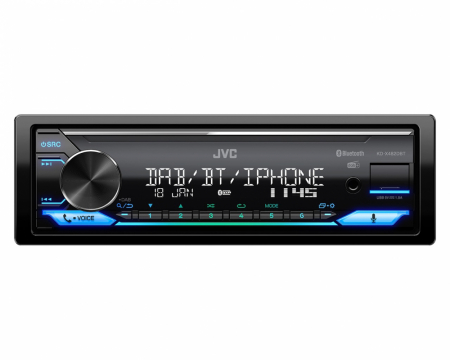 JVC KD-X482DBT bilstereo med Bluetooth, AUX/USB och DAB+ i gruppen Bilstereo / Autoradio / 1DIN hos BRL Electronics (130KDX482DBT)