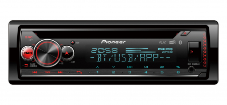 Pioneer DEH-S720DAB, bilstereo med 2x Bluetooth och DAB+  i gruppen Bilstereo / Autoradio / 1DIN hos BRL Electronics (135DEHS720DAB)