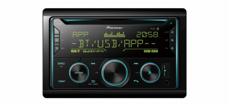 Pioneer FH-S720BT, bilstereo med bluetooth, CD och 3 par lågnivå i gruppen Bilstereo / Autoradio / 2DIN hos BRL Electronics (135FHS720BT)