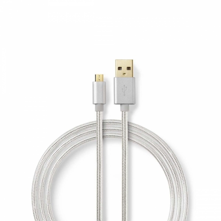 Nedis USB 2.0-kabel A-hane till Micro B-hane i gruppen Bilstereo / Smartphone i bilen / Tilbehør til mobiltelefonen hos BRL Electronics (176CCTB60500ALVAR)