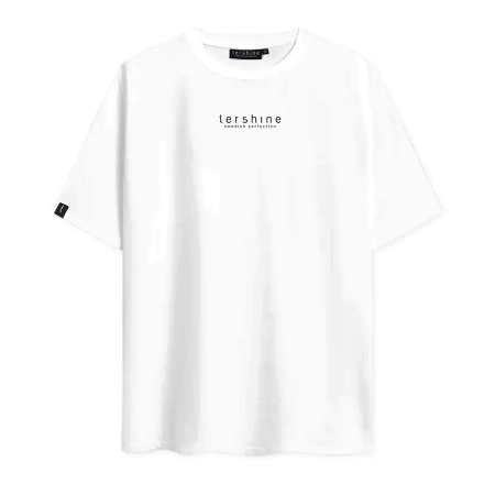 Tershine Oversized T-shirt, hvid, XX-large i gruppen Bilstereo / Tilbehør / Merchandise hos BRL Electronics (184OSTSHIRTV2XL)