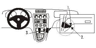 ProClip Monteringsbygel Alfa Romeo 156 98-01, Vinklad, låg i gruppen Bilstereo / Hvad passer i min bil / Alfa Romeo hos BRL Electronics (240852517)