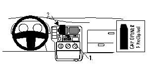 ProClip Monteringsbygel Seat Arosa 98-00/VW Polo 98-99, Centrerad i gruppen Bilstereo / Hvad passer i min bil / Volkswagen / Polo / Polo 1994-1999 hos BRL Electronics (240852605)