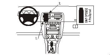 ProClip Monteringsbygel Skoda Fabia 00-07, Centrerad i gruppen Bilstereo / Hvad passer i min bil / Skoda / Skoda Fabia / Skoda Fabia 2004-2007 hos BRL Electronics (240852803)