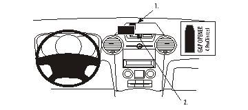 ProClip Monteringsbygel Kia Carens 07-13, Centrerad i gruppen Bilstereo / Hvad passer i min bil / Kia / Carens / Carens 1998- hos BRL Electronics (240853960)