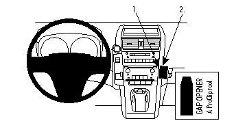 ProClip Monteringsbygel Lexus HS Serie 10-13, Vinklad i gruppen Bilstereo / Hvad passer i min bil / Lexus hos BRL Electronics (240854409)