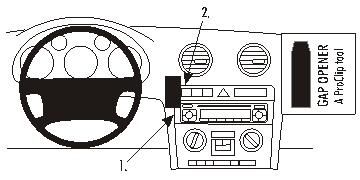 ProClip Monteringsbygel Audi A3 03-06 i gruppen Bilstereo / Hvad passer i min bil / Audi / Audi A3 / Audi A3 2004-2013 hos BRL Electronics (240A30306)