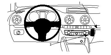 ProClip Monteringsbygel Audi A3 13-15 i gruppen Bilstereo / Hvad passer i min bil / Audi / Audi A3 / Audi A3 2004-2013 hos BRL Electronics (240A31315)