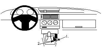 ProClip Monteringsbygel Alfa Romeo 155 92-97 i gruppen Bilstereo / Hvad passer i min bil / Alfa Romeo hos BRL Electronics (240ALF15592PROC)