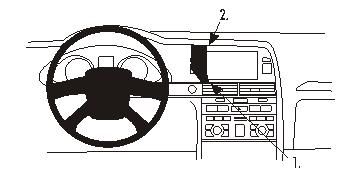 ProClip Monteringsbygel Audi A6 04-09 i gruppen Bilstereo / Hvad passer i min bil / Audi / Audi A6 / Audi A6 2005-2011 / Audi A6 Andet hos BRL Electronics (240AUA604PROCLIP)