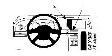 ProClip Monteringsbygel Audi A6 10-10 i gruppen Bilstereo / Hvad passer i min bil / Audi / Audi A6 / Audi A6 2005-2011 / Audi A6 Andet hos BRL Electronics (240AUA610PROCLIP)