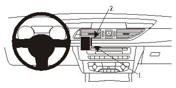 ProClip Monteringsbygel Audi A6 11-15 i gruppen Bilstereo / Hvad passer i min bil / Audi / Audi A6 / Audi A6 2011-2018 hos BRL Electronics (240AUA611PROCLIP)