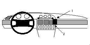 ProClip Monteringsbygel Audi A6 95-97 i gruppen Bilstereo / Hvad passer i min bil / Audi / Audi A6 / Audi A6 1994-1997 hos BRL Electronics (240AUA695PROCLIP)