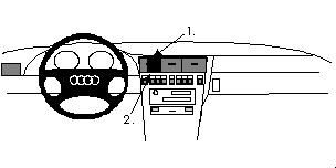 ProClip Monteringsbygel Audi A8 94-02 i gruppen Bilstereo / Hvad passer i min bil / Audi / Audi A8 / Audi A8 1994-2004 hos BRL Electronics (240AUA894PROCL)