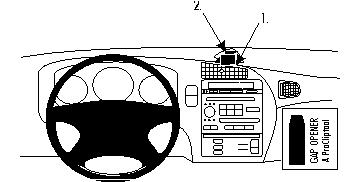 ProClip monteringsbygel Saab 9-5 98-10 i gruppen Bilstereo / Hvad passer i min bil / SAAB / 9-5 1998-2005 / 9-5 OG 1997-2005 / Øvrigt 9-5 OG 1997-2005 hos BRL Electronics (240BR213449)