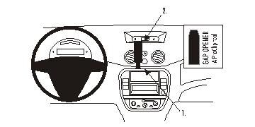 ProClip Monteringsbygel Citroen C2/C3 06-09 i gruppen Bilstereo / Hvad passer i min bil / Citroën / C3 hos BRL Electronics (240CITC2C306PROC)