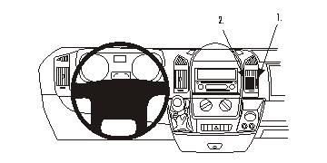 ProClip Monteringsbygel Fiat Ducato 07-15 i gruppen Bilstereo / Hvad passer i min bil / Fiat / Ducato hos BRL Electronics (240FIADUC07PROC)