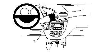 ProClip Monteringsbygel Ford Focus 99-04 i gruppen Bilstereo / Hvad passer i min bil / Ford / Focus / Focus 1998-2004 / Øvrigt Fokus 1998-2004 hos BRL Electronics (240FORDFOC99PROC)