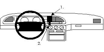 ProClip Monteringsbygel Ford Mondeo 93-96 i gruppen Bilstereo / Hvad passer i min bil / Ford / Mondeo / Mondeo 1993-1996 hos BRL Electronics (240FORDMON93PROC)