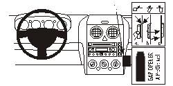 ProClip Monteringsbygel Ford Fusion 03-05 i gruppen Bilstereo / Hvad passer i min bil / Ford / Fusion / Fusion 2002-2008 hos BRL Electronics (240FORFUS03PROC)