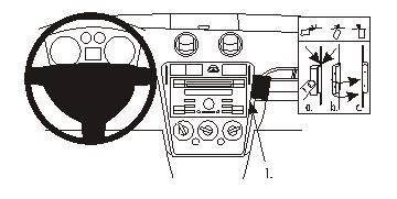 ProClip Monteringsbygel Ford Fusion 06-12 i gruppen Bilstereo / Hvad passer i min bil / Ford / Fusion / Fusion 2002-2008 hos BRL Electronics (240FORFUS06PROC)