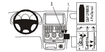 ProClip Monteringsbygel Kia Carens 01-02 i gruppen Bilstereo / Hvad passer i min bil / Kia / Carens / Carens 1998- hos BRL Electronics (240KIACAR01PROC)