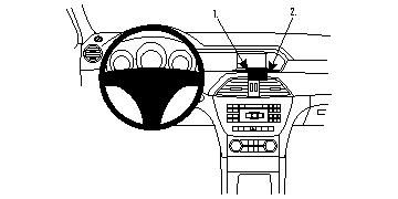 ProClip Monteringsbygel Mercedes Benz C-Klass 11-14 i gruppen Bilstereo / Hvad passer i min bil / Mercedes / C-klasse / C-klasse 2008-2014 W204 hos BRL Electronics (240MERCCL11PROC)