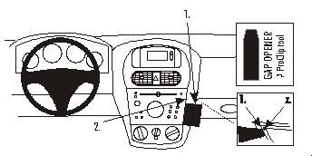 ProClip Monteringsbygel Opel Corsa 01-06 i gruppen Bilstereo / Hvad passer i min bil / Opel / Corsa / Corsa 2000-2006 hos BRL Electronics (240OPECOR01PROC)