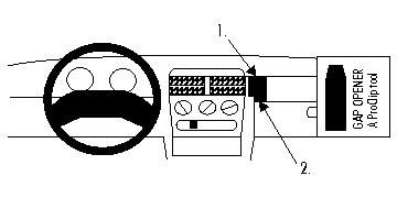 ProClip Monteringsbygel Opel Corsa 93-00 i gruppen Bilstereo / Hvad passer i min bil / Opel / Corsa / Corsa 1993-2000 hos BRL Electronics (240OPECOR93PROC)