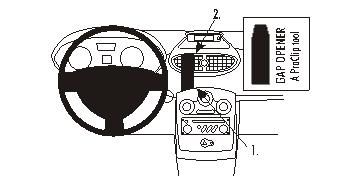 ProClip Monteringsbygel Renault Clio 06-12/Clio Tourer 08-12 i gruppen Bilstereo / Hvad passer i min bil / Renault / Clio / Clio 2009-2013 hos BRL Electronics (240RENCLI06PROC)