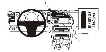 ProClip Monteringsbygel Saab 9-3 03-06 i gruppen Bilstereo / Hvad passer i min bil / SAAB / 9-3 2008-2015 / 9-3 NG 2003-2006 / Øvrigt 9-3 NG 2003-2006 hos BRL Electronics (240SAAB933PROCLIP)