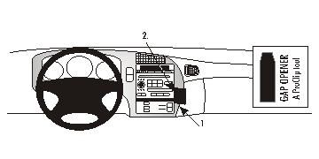 ProClip Monteringsbygel Saab 9-5 06-10 i gruppen Bilstereo / Hvad passer i min bil / SAAB / 9-5 1998-2005 / 9-5 OG 1997-2005 / Øvrigt 9-5 OG 1997-2005 hos BRL Electronics (240SAAB956PROCLIP)