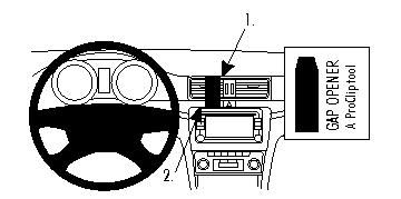 ProClip Monteringsbygel Skoda Superb 09-05 i gruppen Bilstereo / Hvad passer i min bil / Skoda / Skoda Superb / Skoda Superb 2008-2015 hos BRL Electronics (240SKOSUP09PROC)