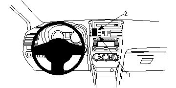 ProClip Monteringsbygel Subaru Forester 13-15/Impreza/XV 12-15 i gruppen Bilstereo / Hvad passer i min bil / Subaru hos BRL Electronics (240SUBFOR13PROC)