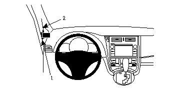 ProClip Monteringsbygel Subaru Trezia 11-14 i gruppen Bilstereo / Hvad passer i min bil / Subaru hos BRL Electronics (240SUBTRE11PROC)