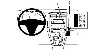 ProClip Monteringsbygel Toyota Corolla 08-11 i gruppen Bilstereo / Hvad passer i min bil / Toyota / Corolla / Corolla 2006-2012 hos BRL Electronics (240TOYCOR08PROC)