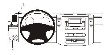 ProClip Monteringsbygel Volkswagen Crafter 07-15 i gruppen Bilstereo / Hvad passer i min bil / Volkswagen / Crafter / Crafter 2011-2018 hos BRL Electronics (240VWCRA07PROC)