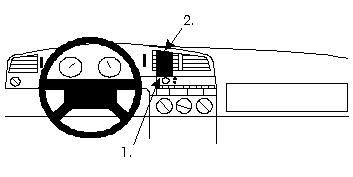 ProClip Monteringsbygel Volkswagen Passat 94-96 i gruppen Bilstereo / Hvad passer i min bil / Volkswagen / Passat / Passat B4 1994-1997 / Øvrigt Passat B4 1994-1997 hos BRL Electronics (240VWPAS94PROCL)