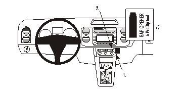 ProClip Monteringsbygel Volkswagen Tiguan 08-15 i gruppen Bilstereo / Hvad passer i min bil / Volkswagen / Tiguan / Tiguan 2007-2015 hos BRL Electronics (240VWTIG08PROC)