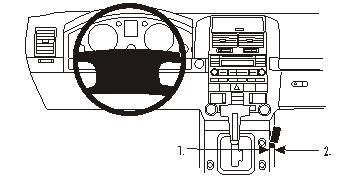 ProClip Monteringsbygel Volkswagen Touareg 03-09 i gruppen Bilstereo / Hvad passer i min bil / Volkswagen / Touareg hos BRL Electronics (240VWTOU03PROC)