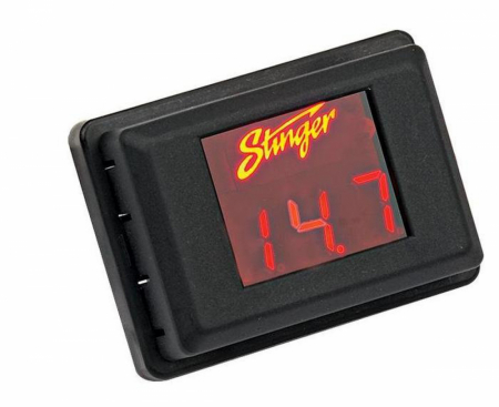 Stinger universal voltmätare, röd display i gruppen Bilstereo / Tilbehør / Monteringstilbehør hos BRL Electronics (400SVMR)