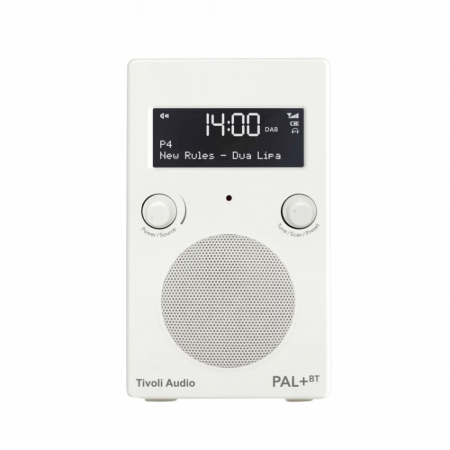 Tivoli Audio PAL+ BT (gen. 2), DAB/FM-radio med Bluetooth, vit i gruppen Pakkeløsninger / Pakker til hjemmet / Mikroanlæg hos BRL Electronics (404TAPPBTG2W)