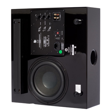 DLS Flatsub Midi vägghängningsbar aktiv subwoofer, pianosvart i gruppen Hjemmestereo / Højttalere / Subwoofere hos BRL Electronics (610HFS444017B)