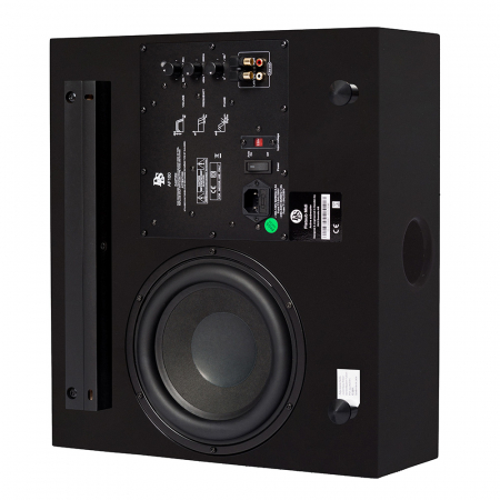 DLS Flatsub Midi væghængt aktiv subwoofer, mattsort i gruppen Hjemmestereo / Højttalere / Subwoofere hos BRL Electronics (610HFS444017SB)