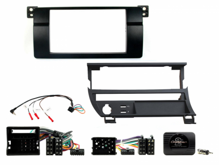 Installationskit BMW - E46 1998-2005, 2-DIN i gruppen Bilstereo / Hvad passer i min bil / BMW / BMW 3-serie / BMW E46 1999-2006 / Udskift radioen BMW E46 1999-2006 hos BRL Electronics (701CTKBM36L)