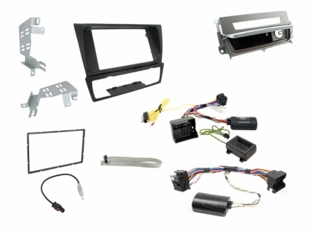 Installationskit BMW 3-Serie E90/E91 06-14, Automatisk A/C i gruppen Bilstereo / Hvad passer i min bil / BMW / BMW 3-serie / BMW E90/E91/E92/E93 2005-2011 / Skifte stereo BMW E90/E91/E92/E93 2005-2011 hos BRL Electronics (701CTKBMr)