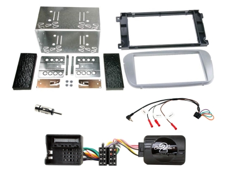 Installationskit Ford Mondeo/Focus, Silver i gruppen Bilstereo / Hvad passer i min bil / Ford / Mondeo / Mondeo 2007-2013 hos BRL Electronics (701CTKFD52)